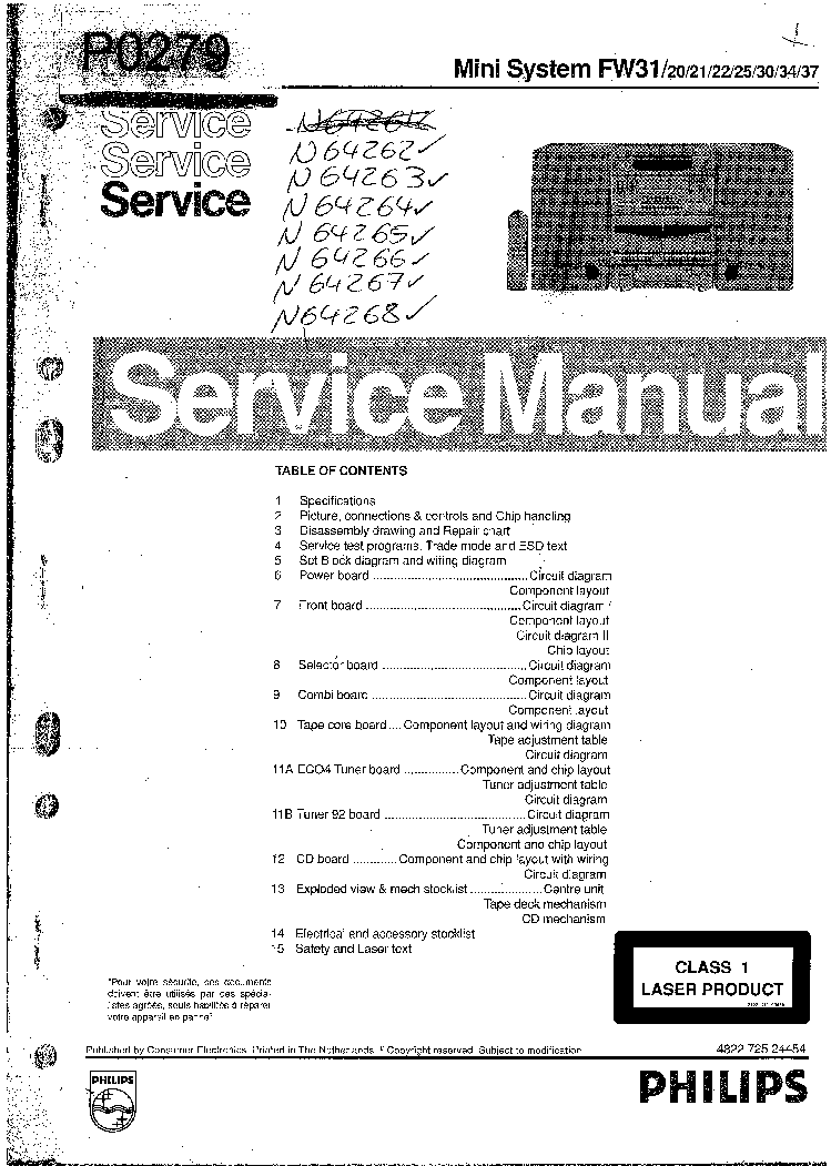 philips 78352c service manual